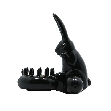 Anello Vibrante in Silicone con Stimolatore Clitorideo Nero